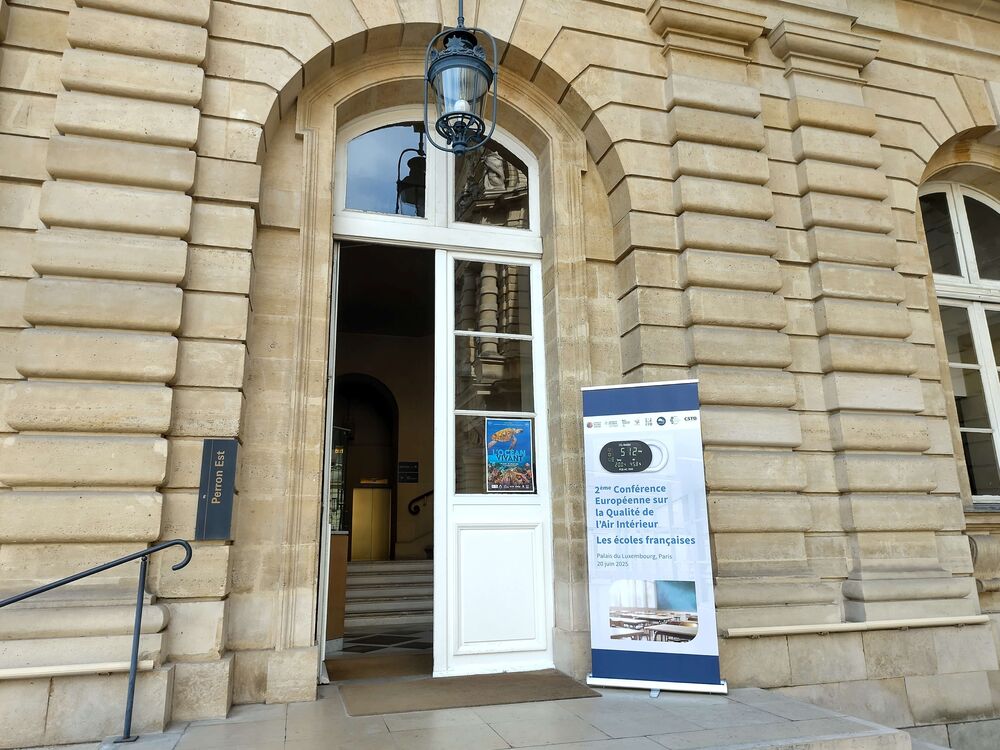 Zweite europäische Raumluftkonferenz im Senat in Paris, Juni 2025. (Quelle: Geneva Health Forum)